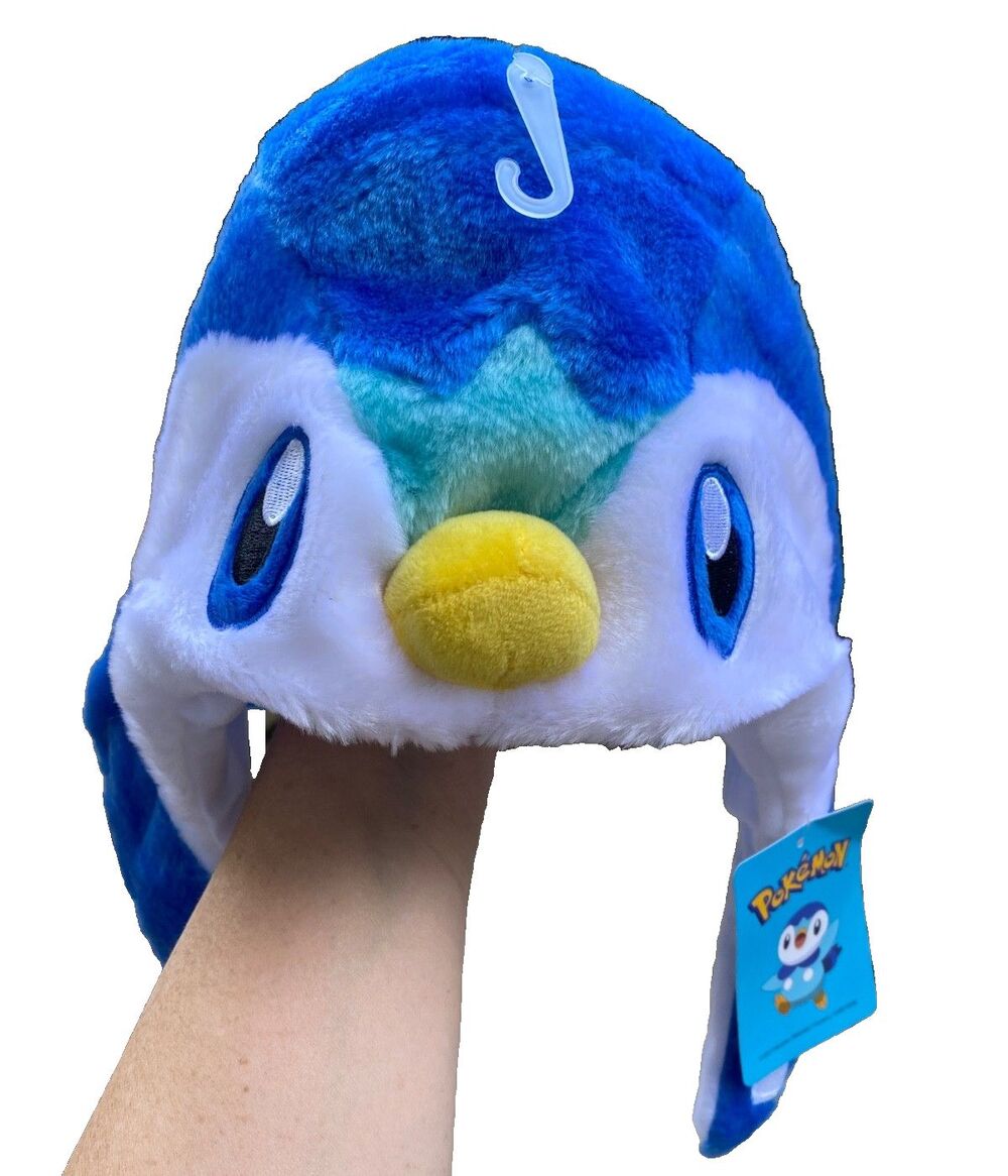 Pokemon Piplup Penguin Kigurumi Hat~Plush~Cute Anime Cosplay~NEW NWT